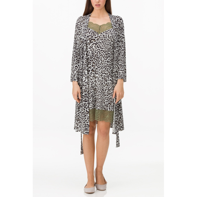 Vamp Γυναικείο σετ Ρόμπα-Νυχτικό 11131