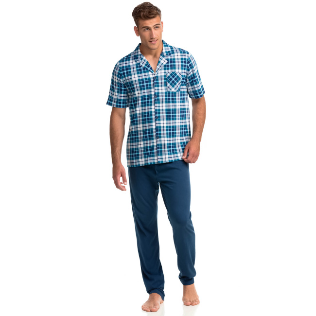 Vamp ανδρική πυτζάμα μπλέ 14779