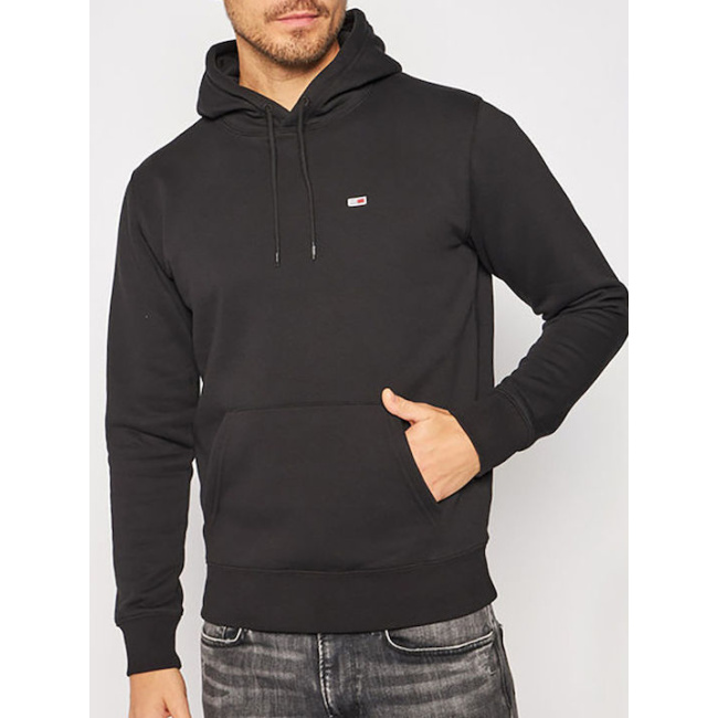 Tommy Jeans ανδρικό φούτερ μαύρο dm0dm09593-bds