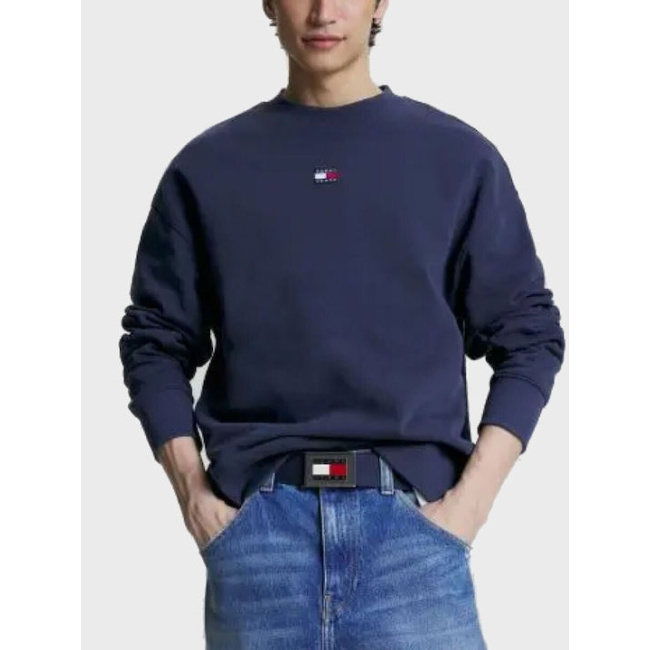 Tommy Jeans ανδρικό φούτερ blue DM0DM16370-C87