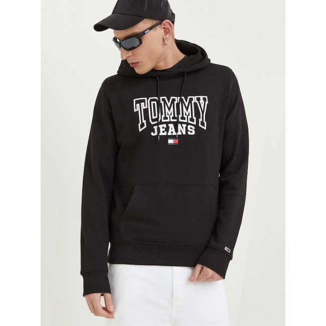 Tommy Jeans ανδρικό φούτερ black DM0DM16792-BDS