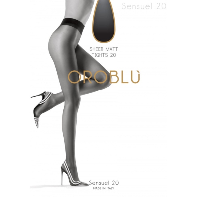 Oroblu γυναικείο καλσόν μπεζ sensuel avance 20 den maxi-sun