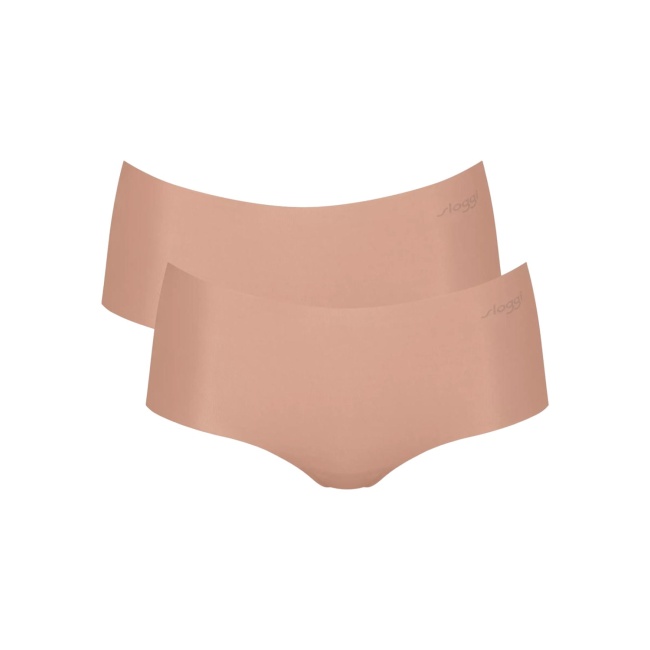 Sloggi γυναικείο εσώρουχο μπέζ x2 zero microfibre short 10214690 00me/me
