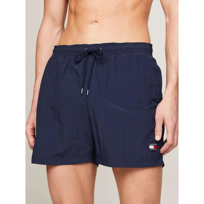 Tommy Hilfiger ανδρικό μαγιό nylon dark night navy μπλε UM0UM03147-C1G