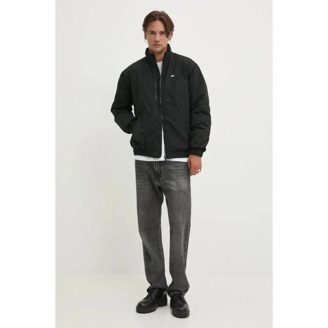 Tommy jeans μπουφάν padded μαύρο DM0DM19661-BDS