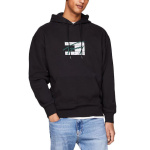 Tommy Jeans ανδρικό relaxed fit φούτερ μαύρο DM0DM20170-BDS