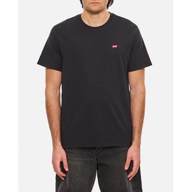 Levi's ανδρικό βαμβακερό regular t-shirt μαύρο 566050009-black