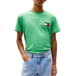 Tommy Jeans ανδρικό βαμβακερό regular t-shirt πράσινο DM0DM20740-LY3