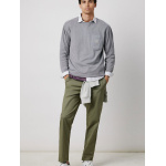 Pepe Jeans ανδρικό βαμβακερό παντελόνι chino slim fit λαδί PM211873-726 stone green