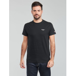 Pepe Jeans ανδρικό βαμβακερό slim fit t-shirt μαύρο PM508212-999