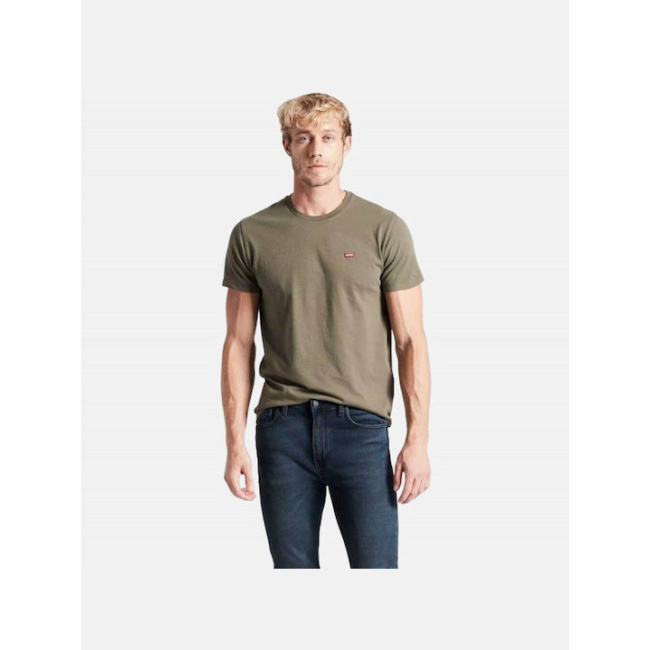 Levi’s ανδρικό βαμβακερό regular t-shirt χακί 566050021-GREEN