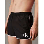 Calvin Klein Runner Short ανδρικό συνθετικό μαγιό μαύρο KM0KM01119-BEH