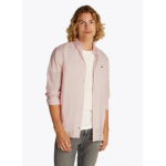 Tommy Jeans ανδρικό λινό regular πουκάμισο ροζ DM0DM20875-TH3