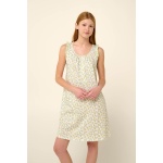 Vamp γυναικείο νυχτικό cotton regular fit 22230-green fog