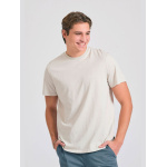 Funky Buddha ανδρικό βαμβακερό regular t-shirt γκρι FBM011-001-04-mist