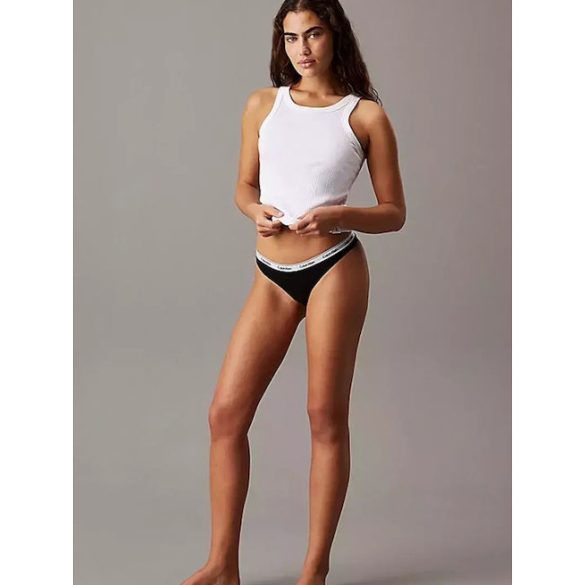 Calvin klein modern logo γυναικείο string 3pack multi 000QD5209E-W9H