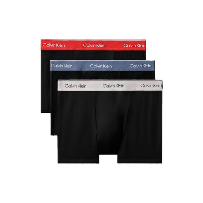 Calvin Klein Icon Cotton Stretch ανδρικά relaxed fit boxer 3pack μαύρα LV00NB4286-VQO