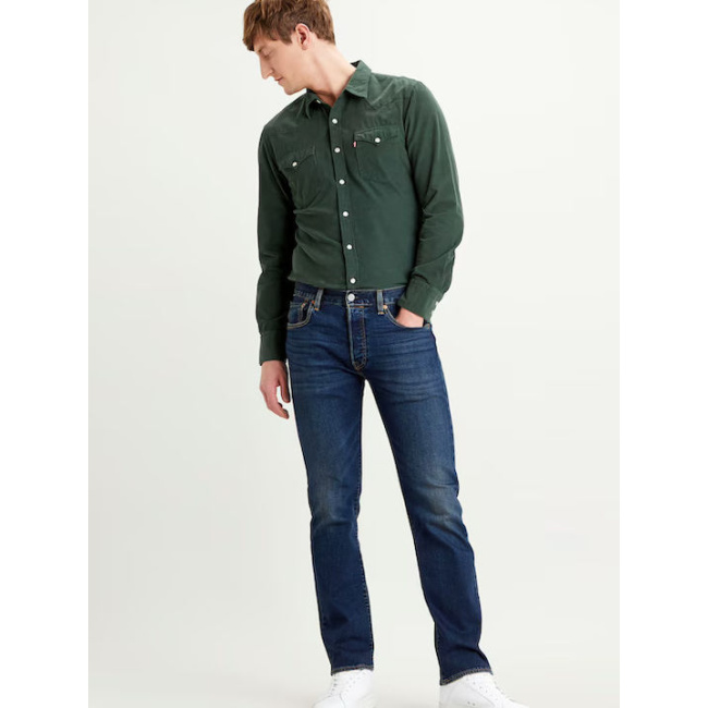 Levi's 501™ original ανδρικό τζιν regular straight denim 005013199-blue