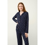 Vamp Γυναικεία Πυτζάμα Micromodal 23052-Blue Blazer