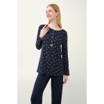 Vamp Γυναικεία Πυτζάμα Micromodal 23050-Blue Blazer