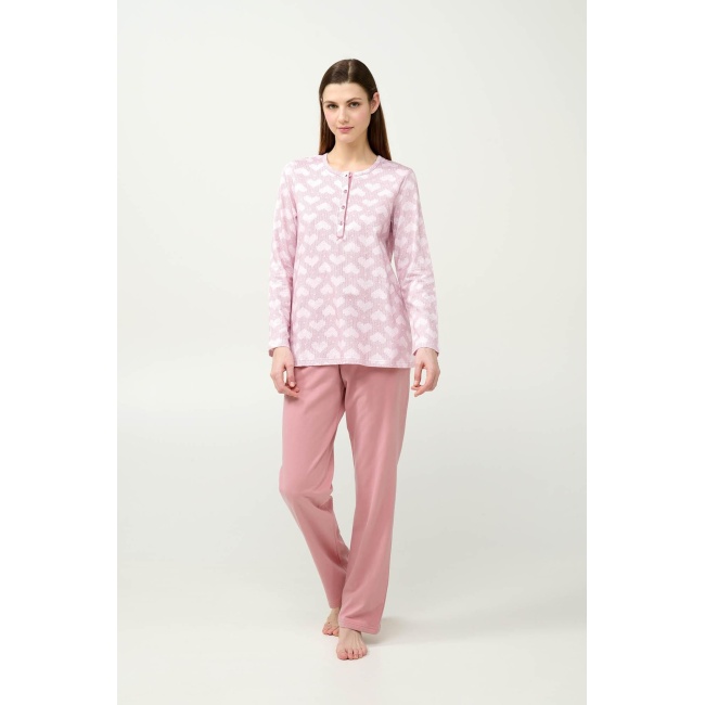 Vamp Γυναικεία Φούτερ Πυτζάμα 23233-rose elegance