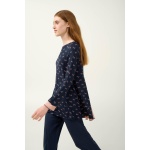 Vamp Γυναικεία Πυτζάμα Micromodal 23053-Blue Blazer