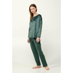 Vamp Γυναικείο Velvet Σετ Σπιτιού 23101- GREEN TEAL