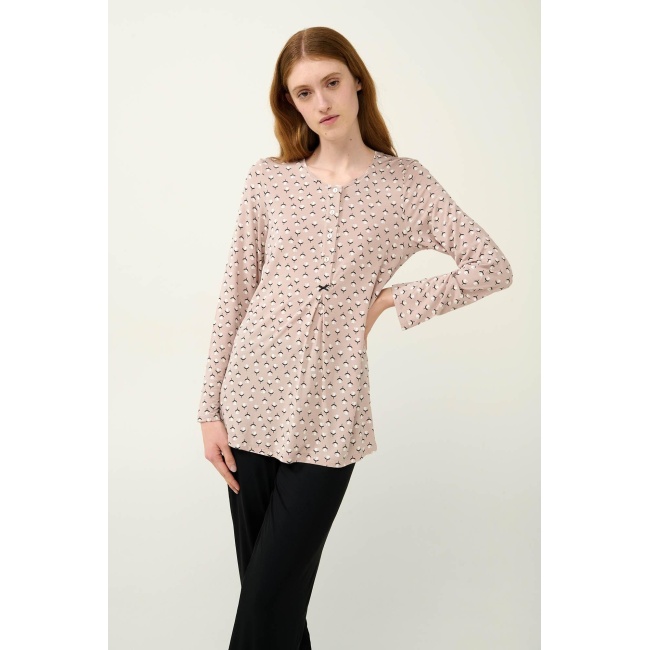 Vamp Γυναικεία Πυτζάμα 23070-beige peach