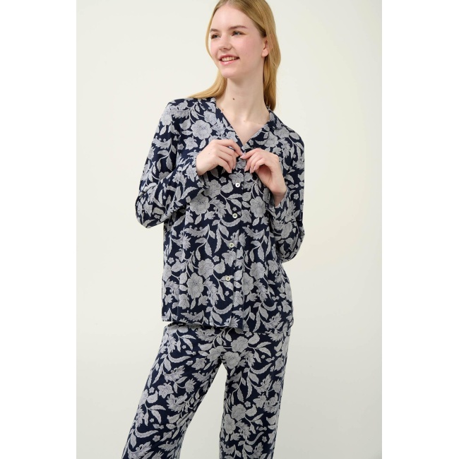 Vamp Γυναικεία Πυτζάμα Micromodal 23063-blue blazer