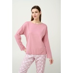 Vamp Γυναικεία Φούτερ Πυτζάμα 23232-rose elegance