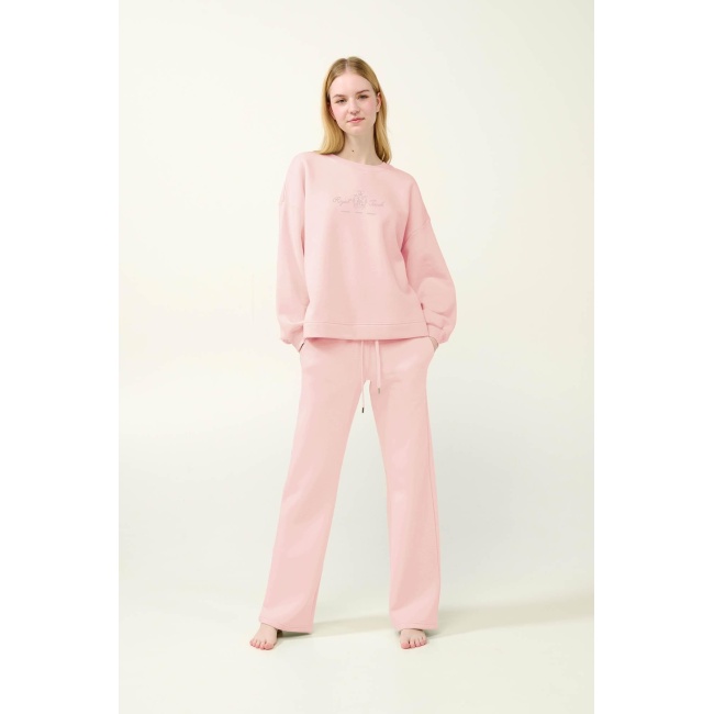 Vamp Γυναικεία Φούτερ Φόρμα με Μανσέτες 23141-ROSE WATER