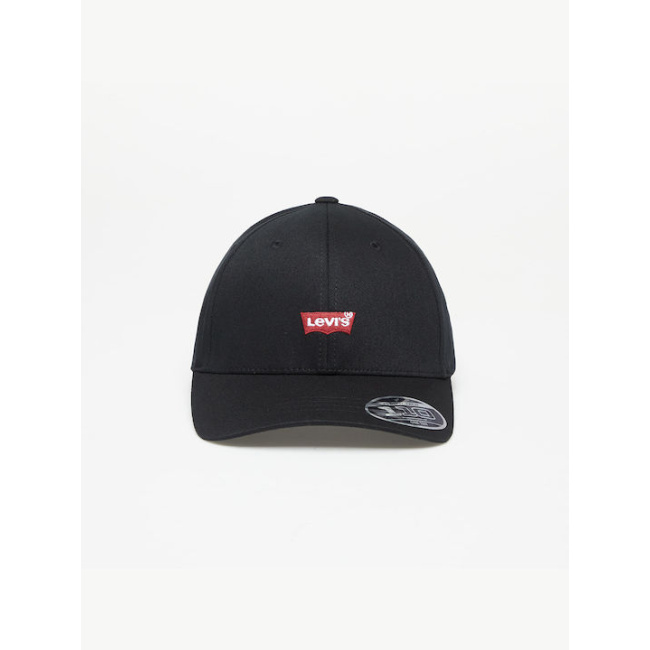 Levi’s unisex βαμβακερό καπέλο Jockey μαύρο D77230002