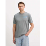 Calvin Klein Jeans ανδρικό βαμβακερό regular t-shirt γκρι LV04RC844G-RMG