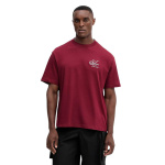Calvin Klein Jeans ανδρικό βαμβακερό regular t-shirt κόκκινο LV04RC856G-WCV