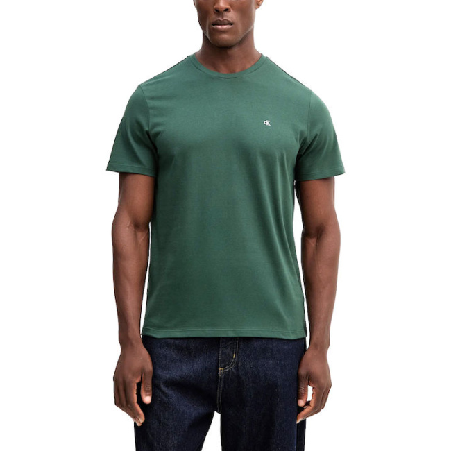 Calvin Klein Jeans ανδρικό βαμβακερό regular t-shirt πράσινο LV04RD254G-LLG