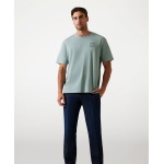 Guess ανδρικό βαμβακερό t-shirt oversized fit βεραμάν M5YI27KCCM1-G9L8