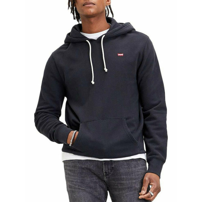 Levi’s Original Housemark βαμβακερό regular φούτερ μαύρο 34581-0001 Black