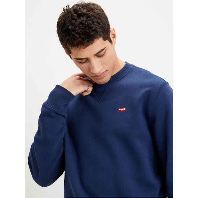Levi’s Original Housemark βαμβακερό regular φούτερ μπλε 35909-0001 Navy