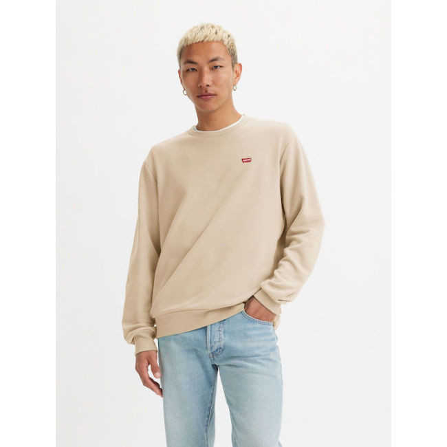 Levi’s Original Housemark βαμβακερό regular φούτερ μπεζ 35909-0057 Beige