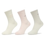 Tommy Hilfiger Γυναικείες Κάλτσες σε συσκευασία δώρου 3Pack-Άσπρο/ροζ  701236464-002