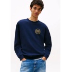 Tommy Jeans Heritage Varsity βαμβακερό ανδρικό regural φούτερ μπλε DM0DM22081-C1G