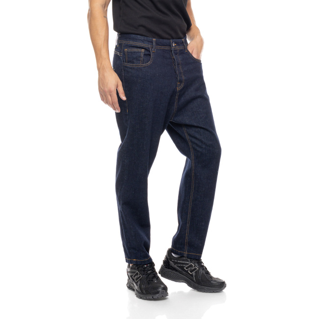 Cover Jeans ανδρικό βαμβακερό Baggy τζιν παντελόνι Dan relaxed fit μπλε σκούρο Q0083