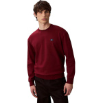 Calvin Klein Jeans ανδρικό βαμβακερό regular φούτερ μπορντό LV04RC273G-WCV