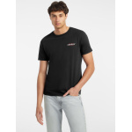 Guess ανδρικό βαμβακερό t-shirt slim fit μαύρο M4YI55K8HM0-JBLK