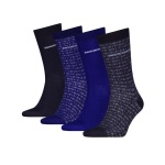 Calvin Klein Ανδρικές Κάλτσες Mπλέ 4Pack 701235980-003