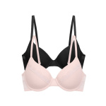 Dorina Γυναικείο Σουτιέν 1+1 Δώρο Jana Demi BH FXTT0121ME033-2X0202-ροζ/μαύρο