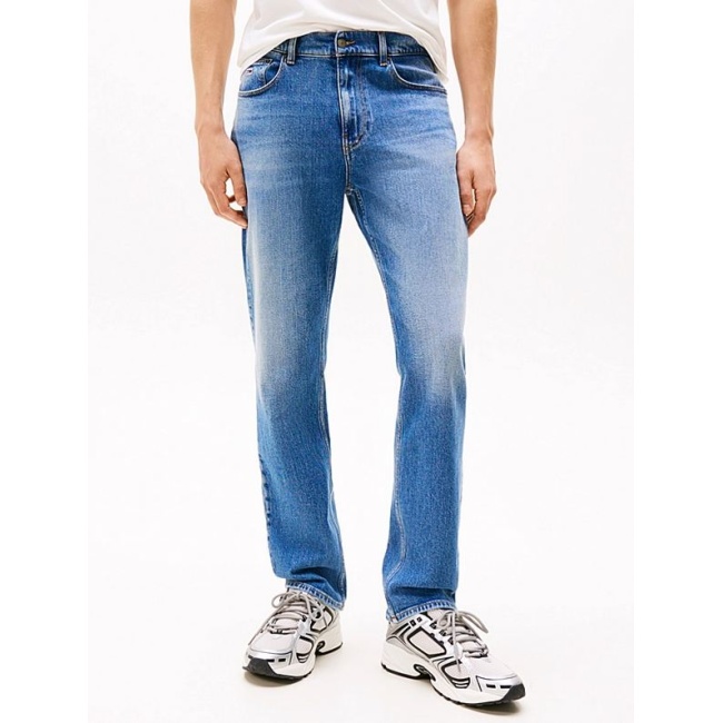 Tommy Jeans ανδρικό Ryan slim straight τζιν παντελόνι denim medium DM0DM21011-1A5