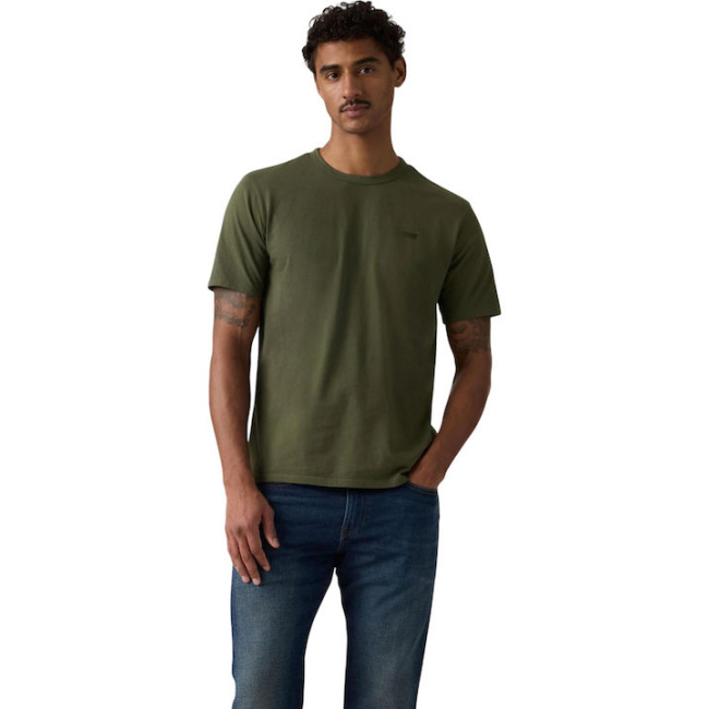 Levi’s Original Tee Standard Fit ανδρικό βαμβακερό t-shirt χακί 005GX0011
