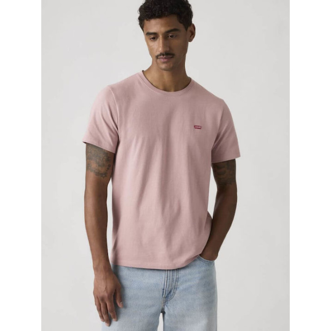 Levi’s ανδρικό βαμβακερό regular t-shirt σομόν 566050307