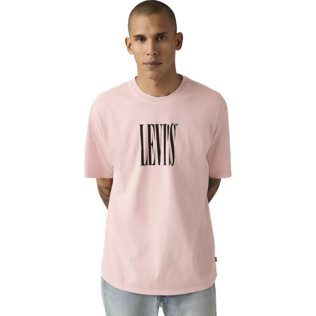Levi’s Vintage Fit ανδρικό βαμβακερό t-shirt ροζ 873730396